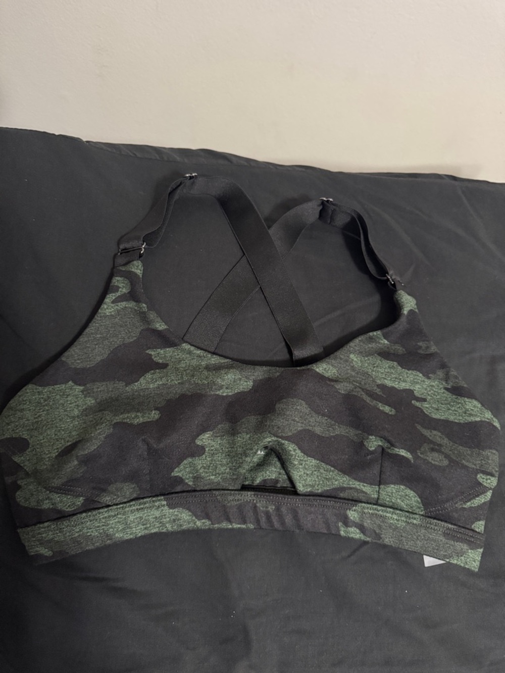 Bombshell Sportswear Green Camo Sports Bralette